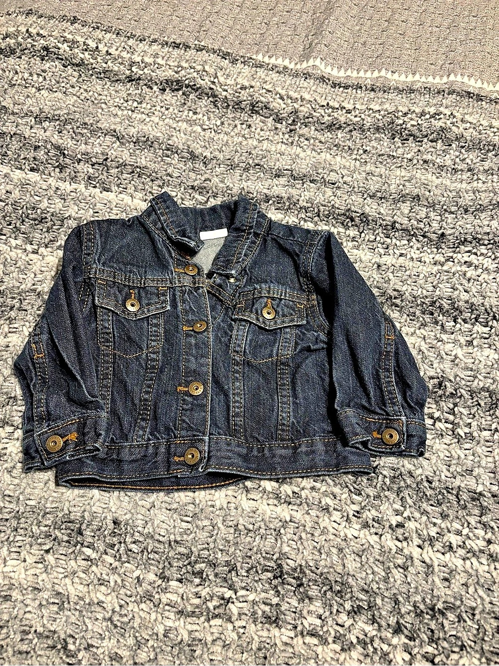 Wrangler Dark Wash Denim Jacket Kids Jean Jacket